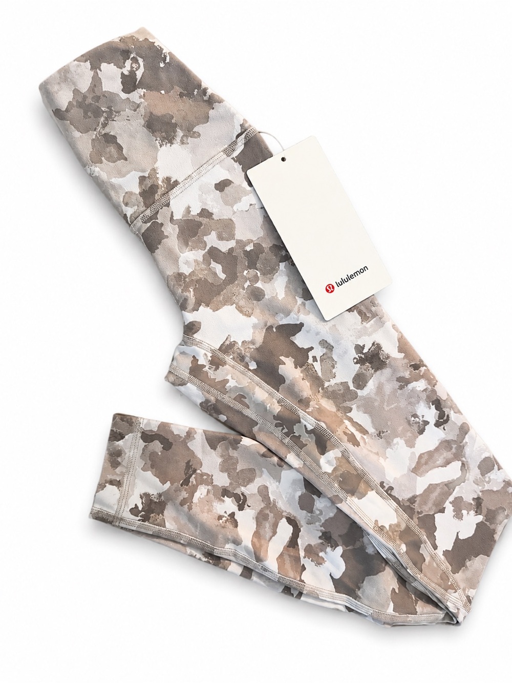 Lululemon Align Full Length Leggings Ash Gray Thaw Camo Rare NWT